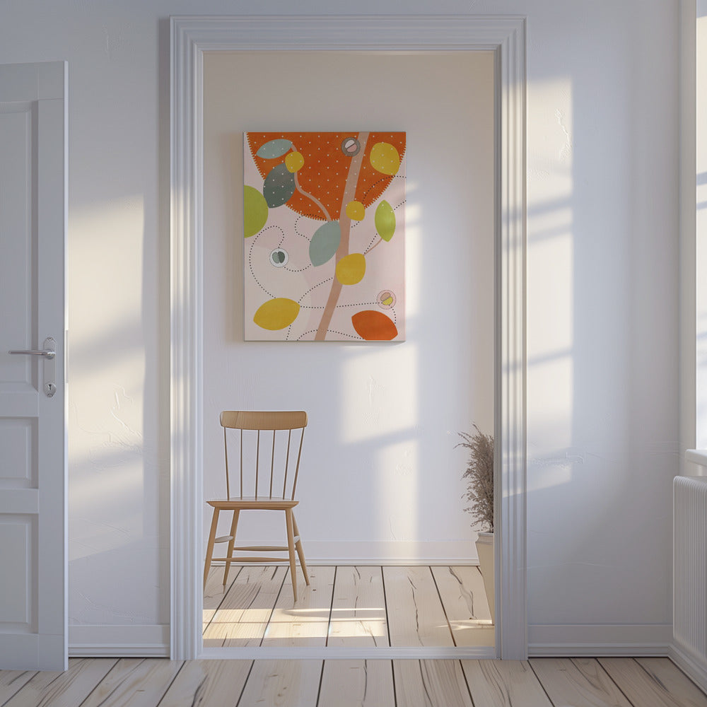 Freundliche Farben Hilma 5 | Leinwand