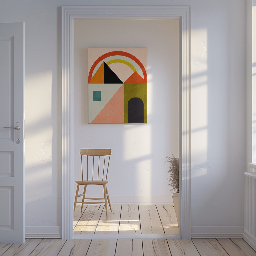 Mit Formen spielen | Leinwand