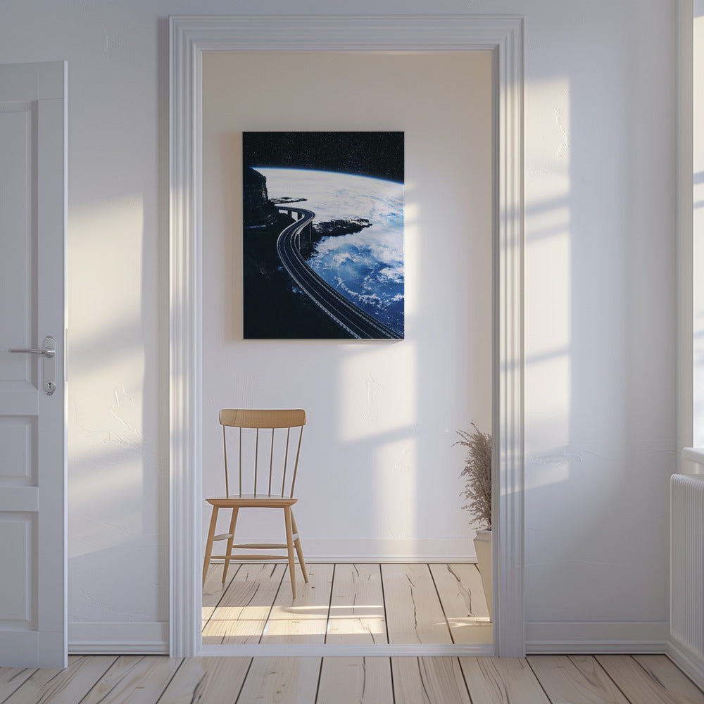 Straße zur Unendlichkeit | Leinwand