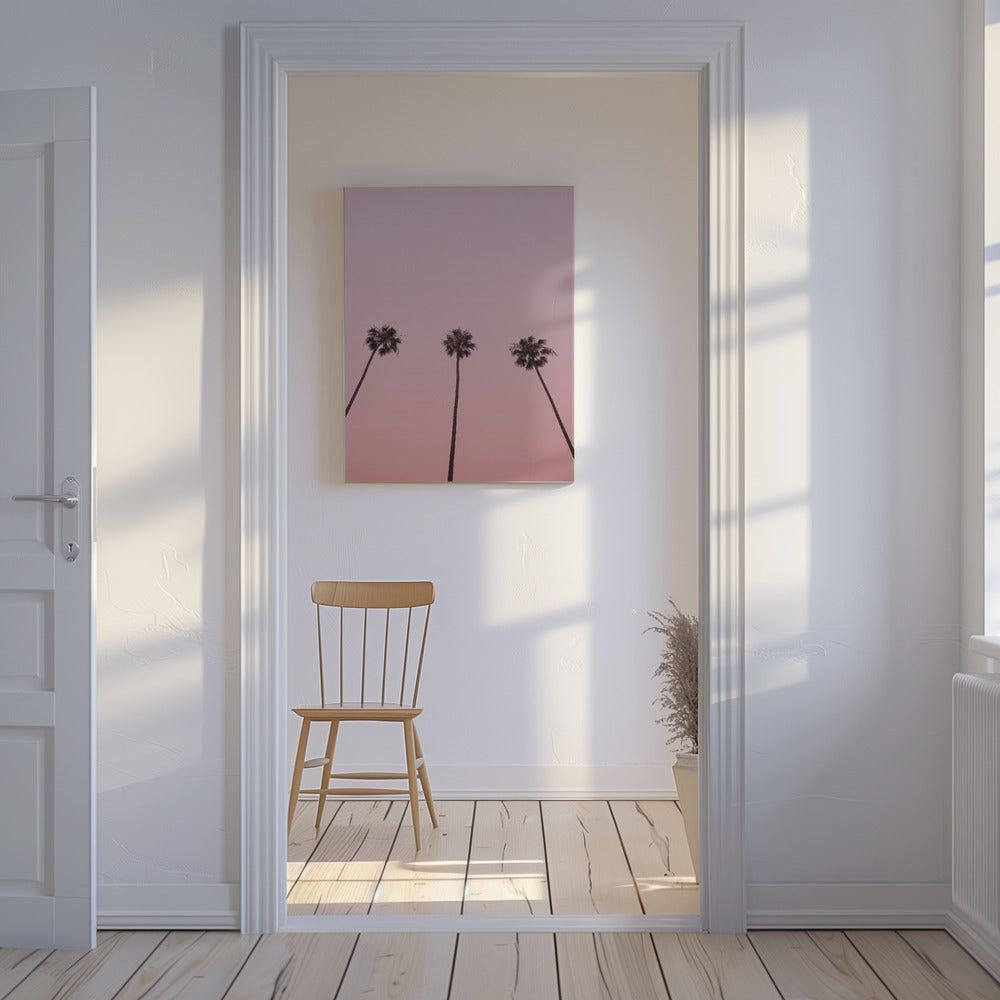 Pink Sky Trio | Canvas