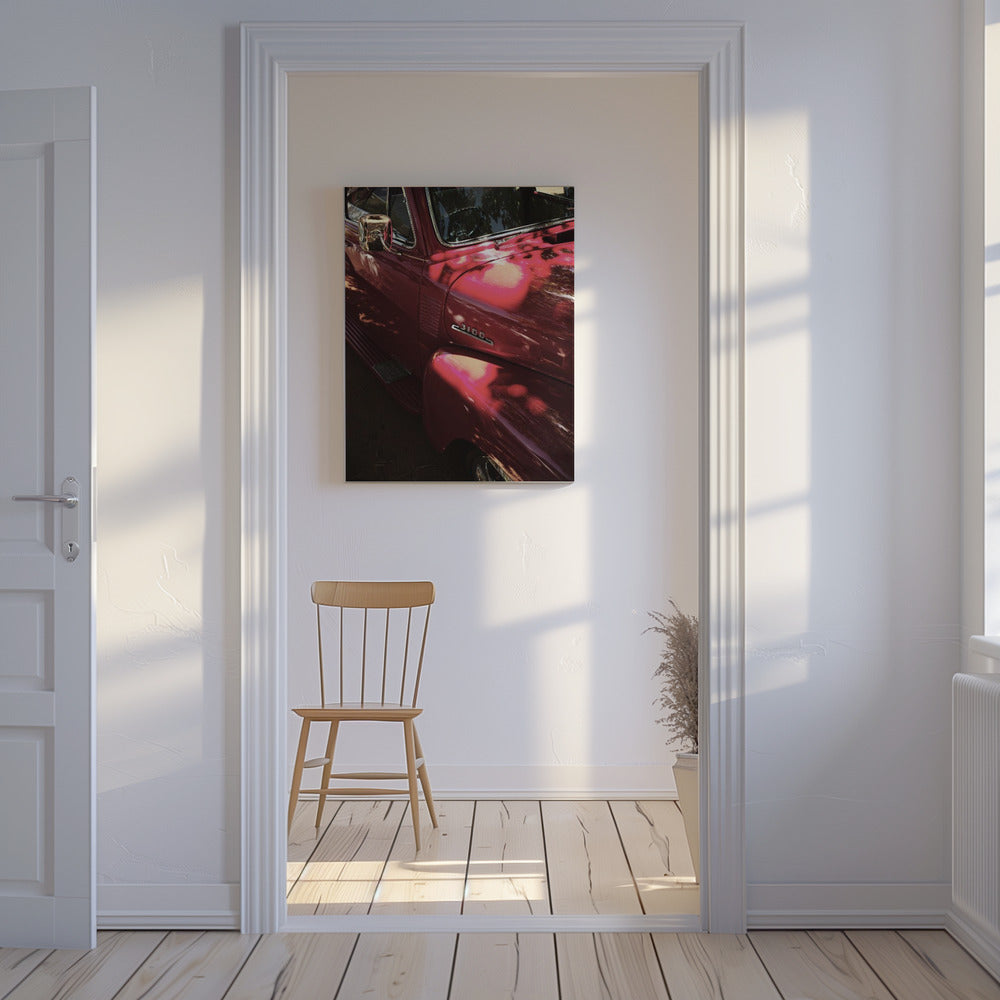 Crimson Classic Ride | Canvas