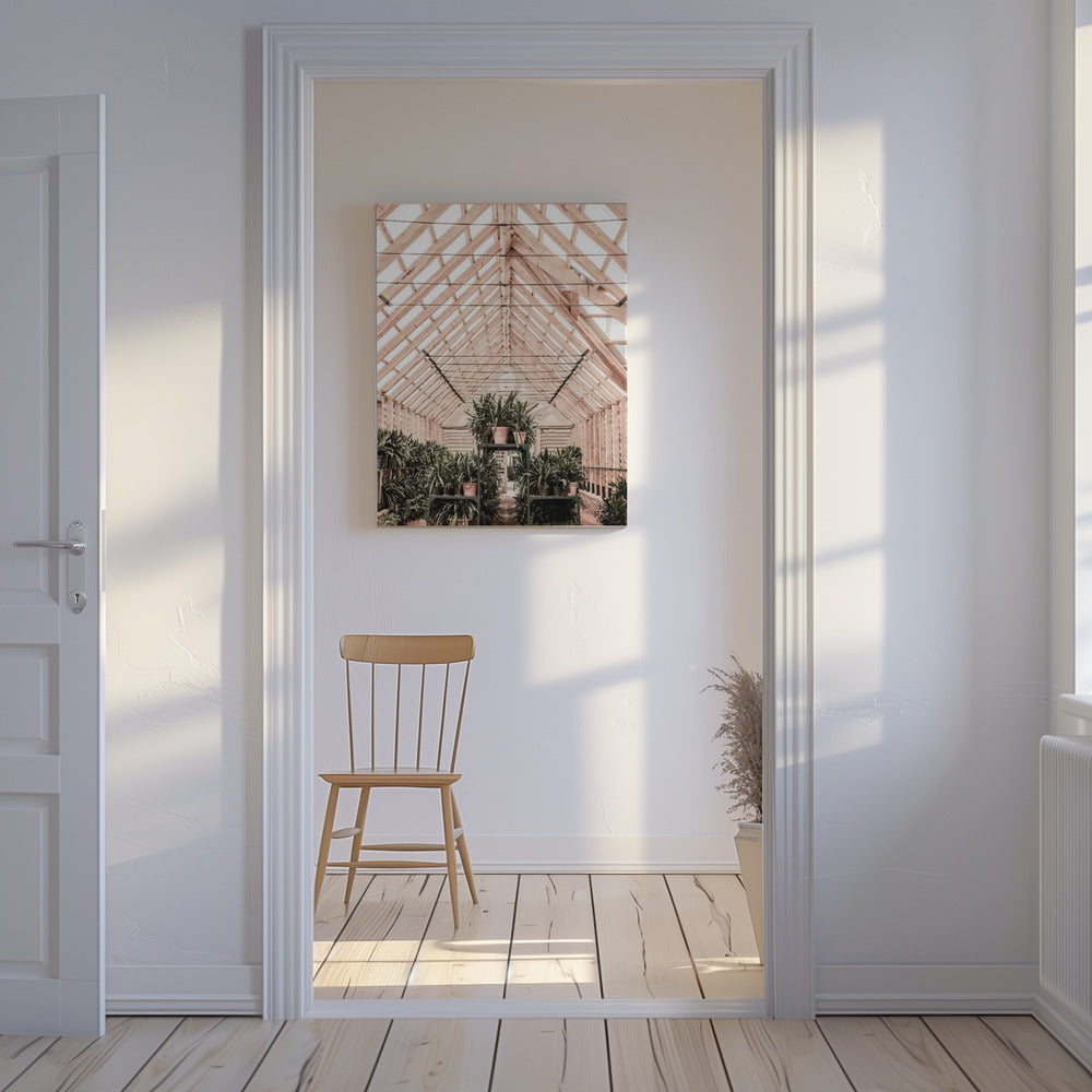 Serene Gewächshaus | Leinwand