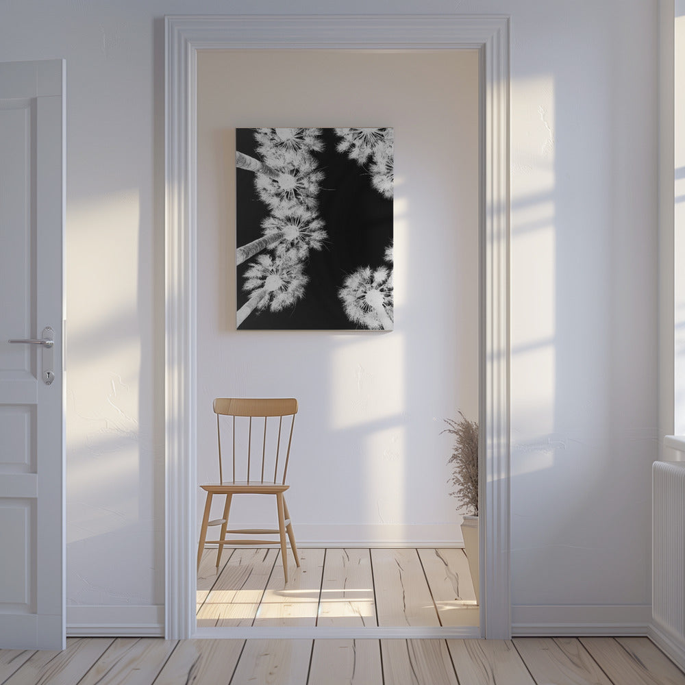 Umgekehrte Palmenlandschaft | Leinwand