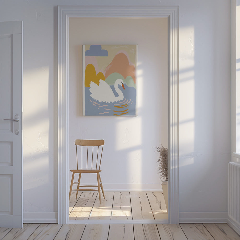 Swan's Dreamscape | Canvas