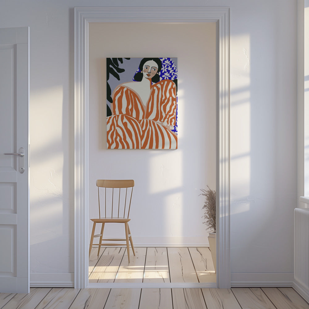 Zebra Eleganz | Leinwand