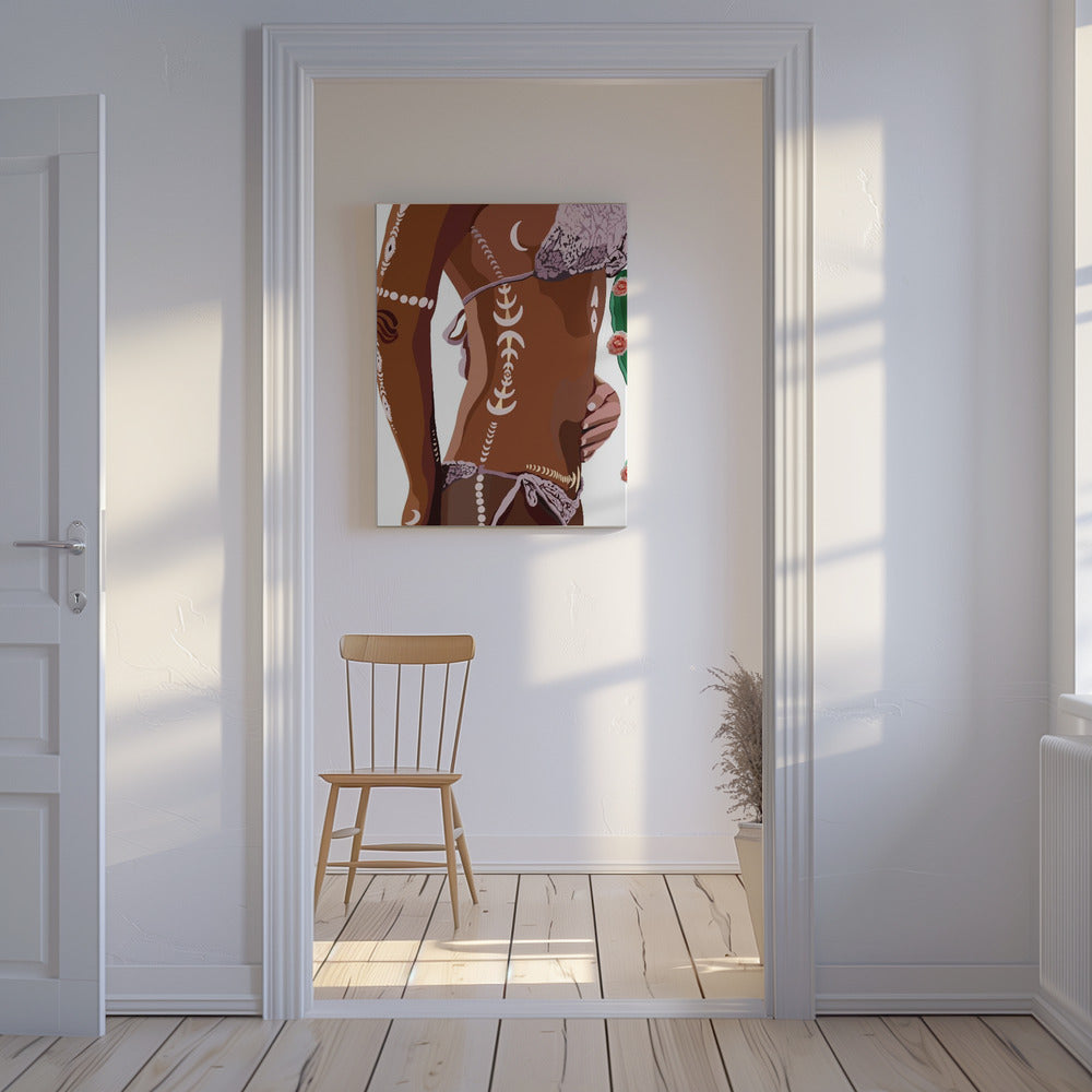 Mondschmuck | Leinwand