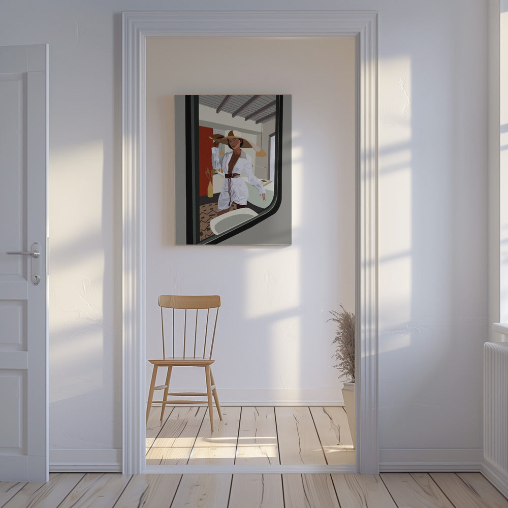 Schicke Reflexion | Leinwand
