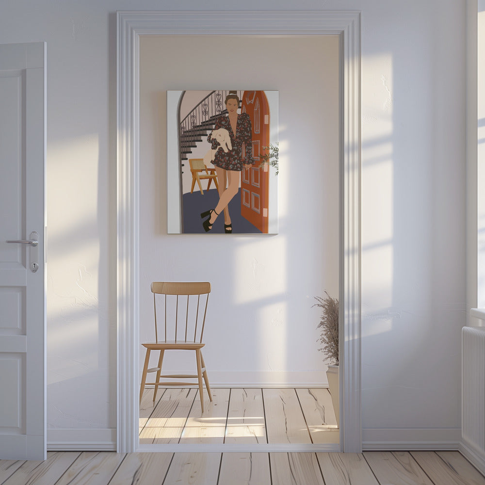 Schicke Ankunft | Leinwand
