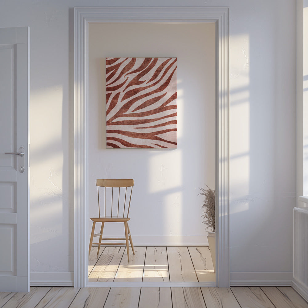 Gestreifte Eleganz | Leinwand