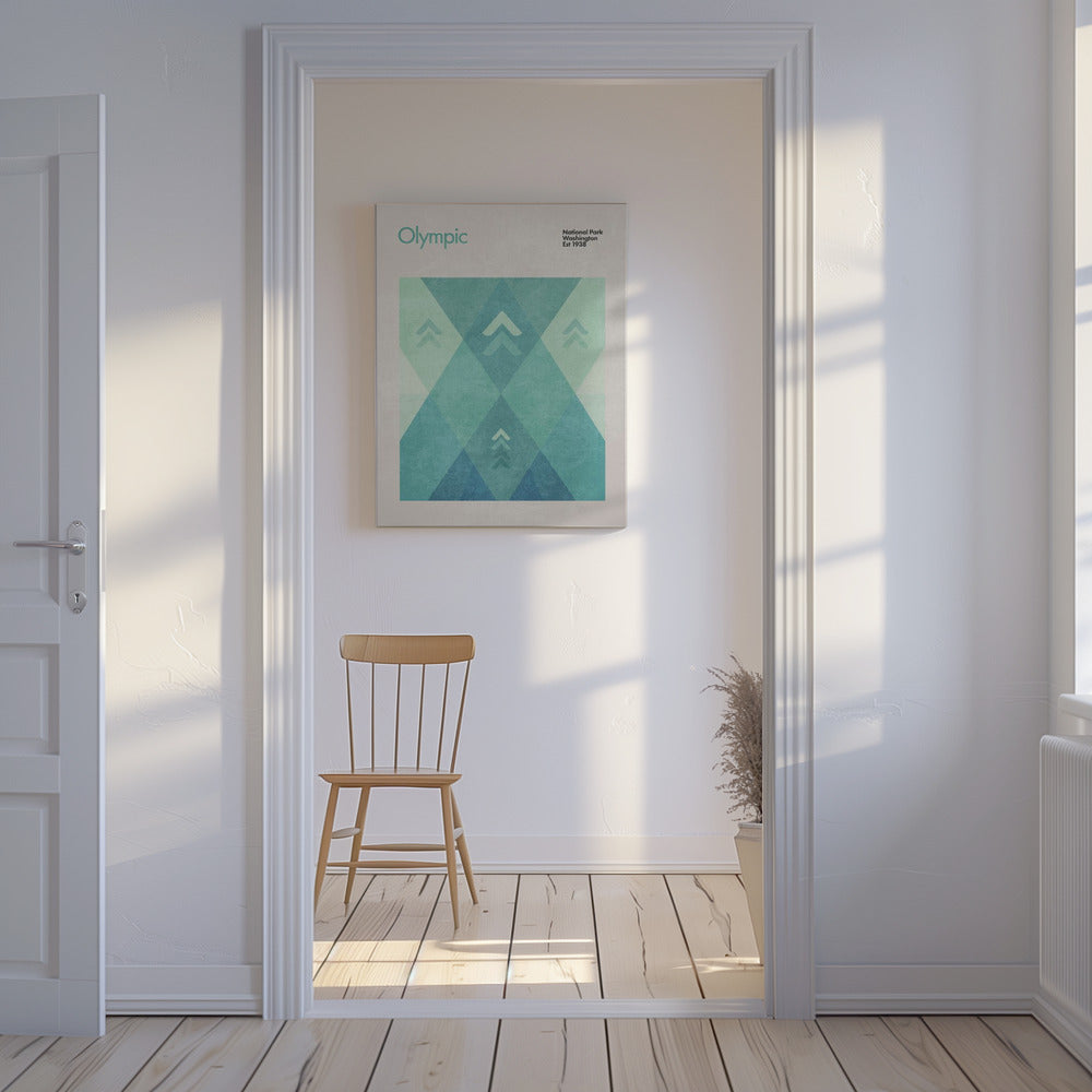 Geometrische Spitzen | Leinwand