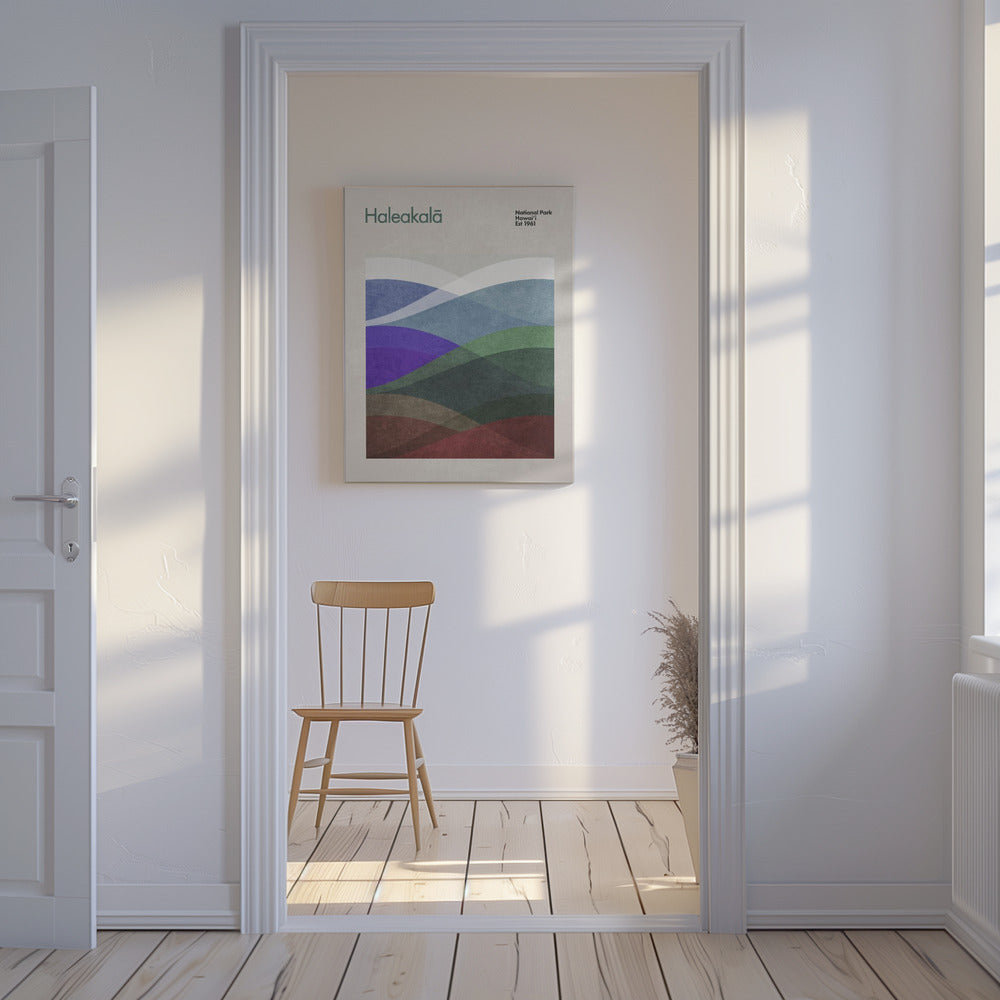 Bunte Gipfel | Leinwand