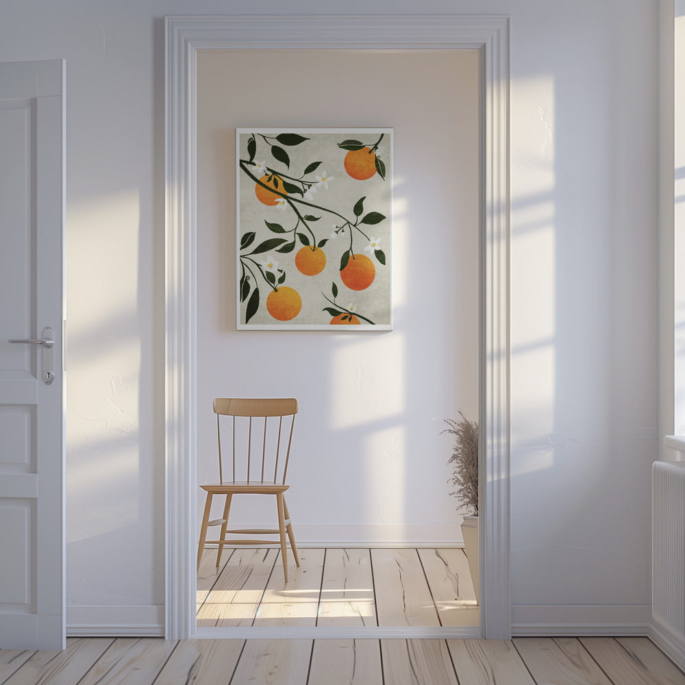 Orangen in Blüte | Leinwand