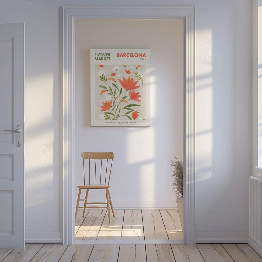 Barcelona Blooms | Leinwand