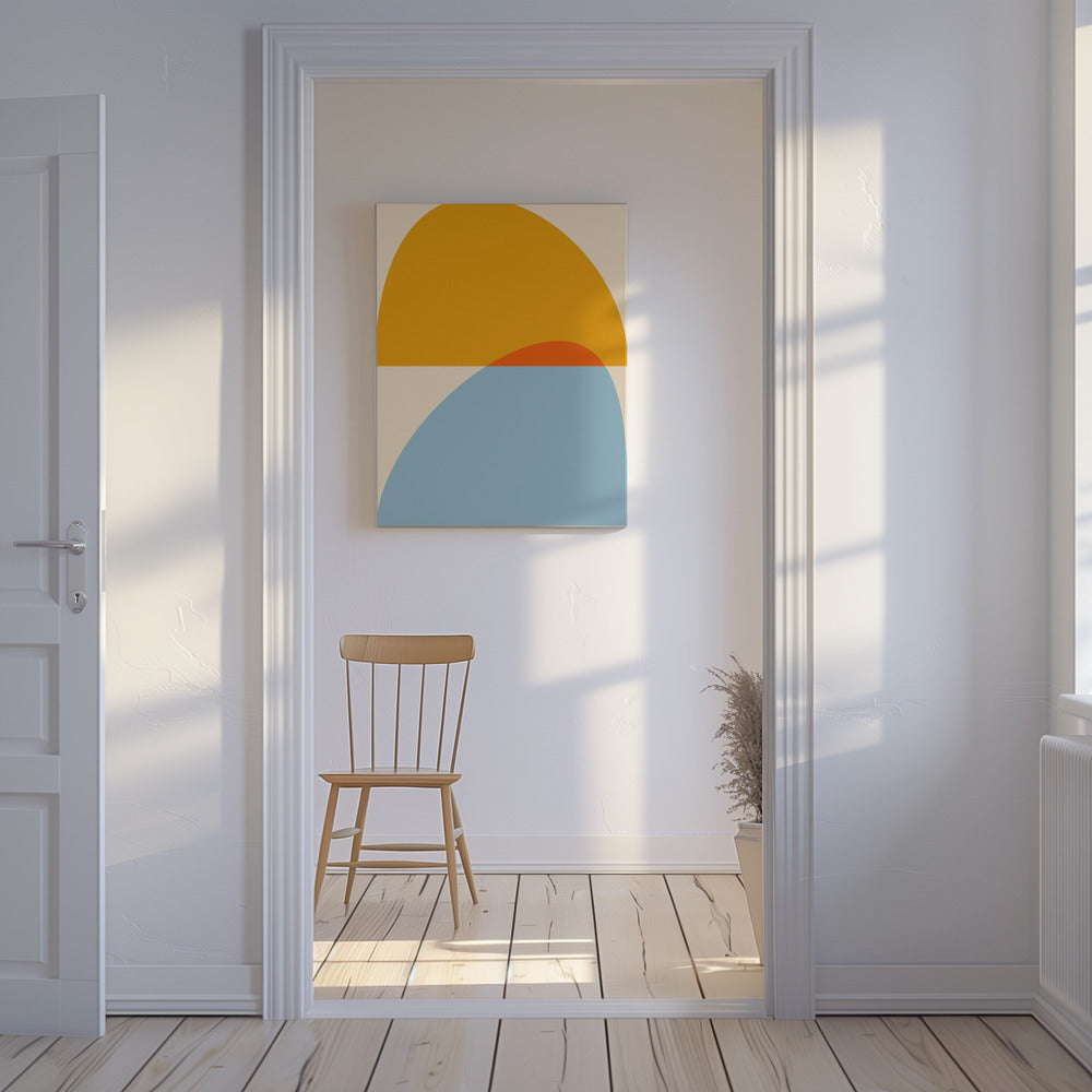 Pastell der Mitte des Jahrhunderts 18 | Leinwand