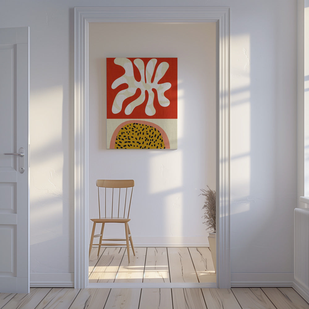 Mid Century Cut Outs | Leinwand