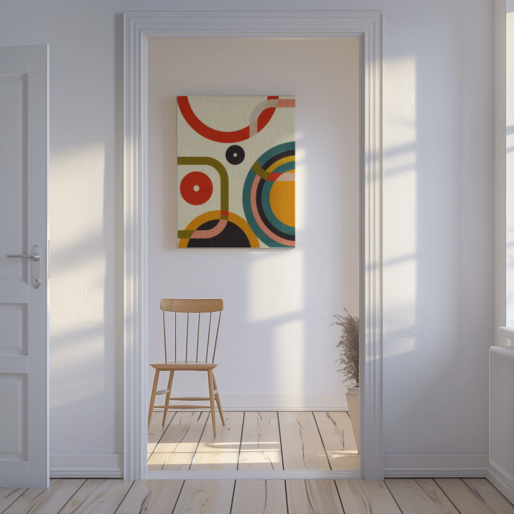 Mid Century Cirque | Leinwand