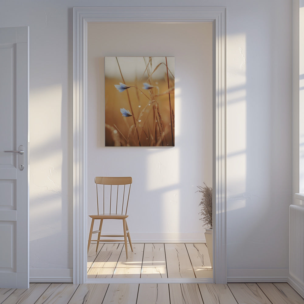 Blue Blooms at Dawn | Canvas