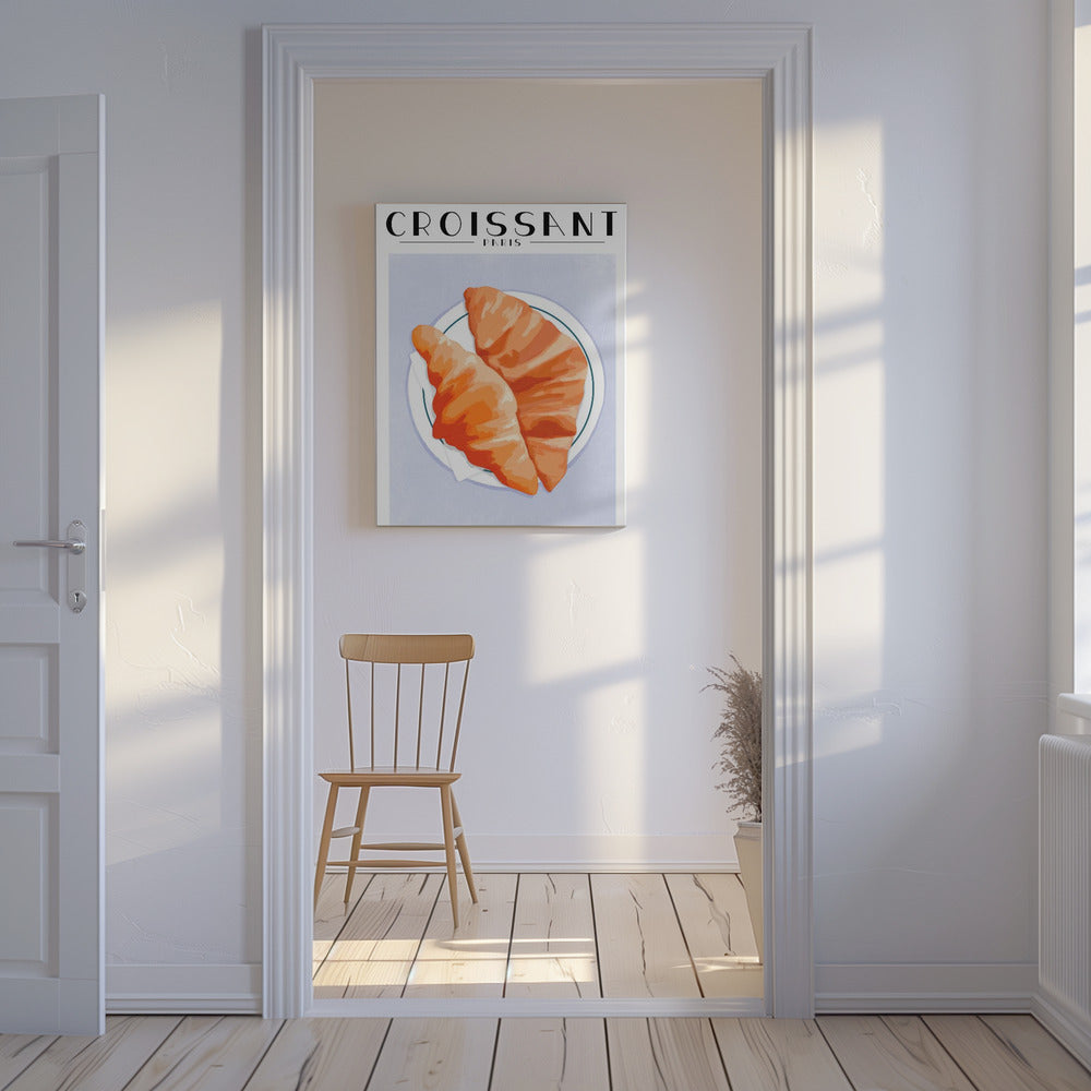 Croissant - Paris | Leinwand