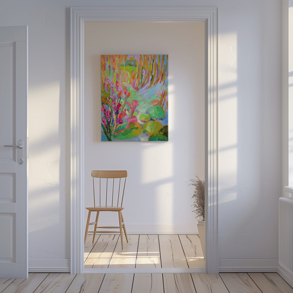Lebendige Gartenträume | Leinwand