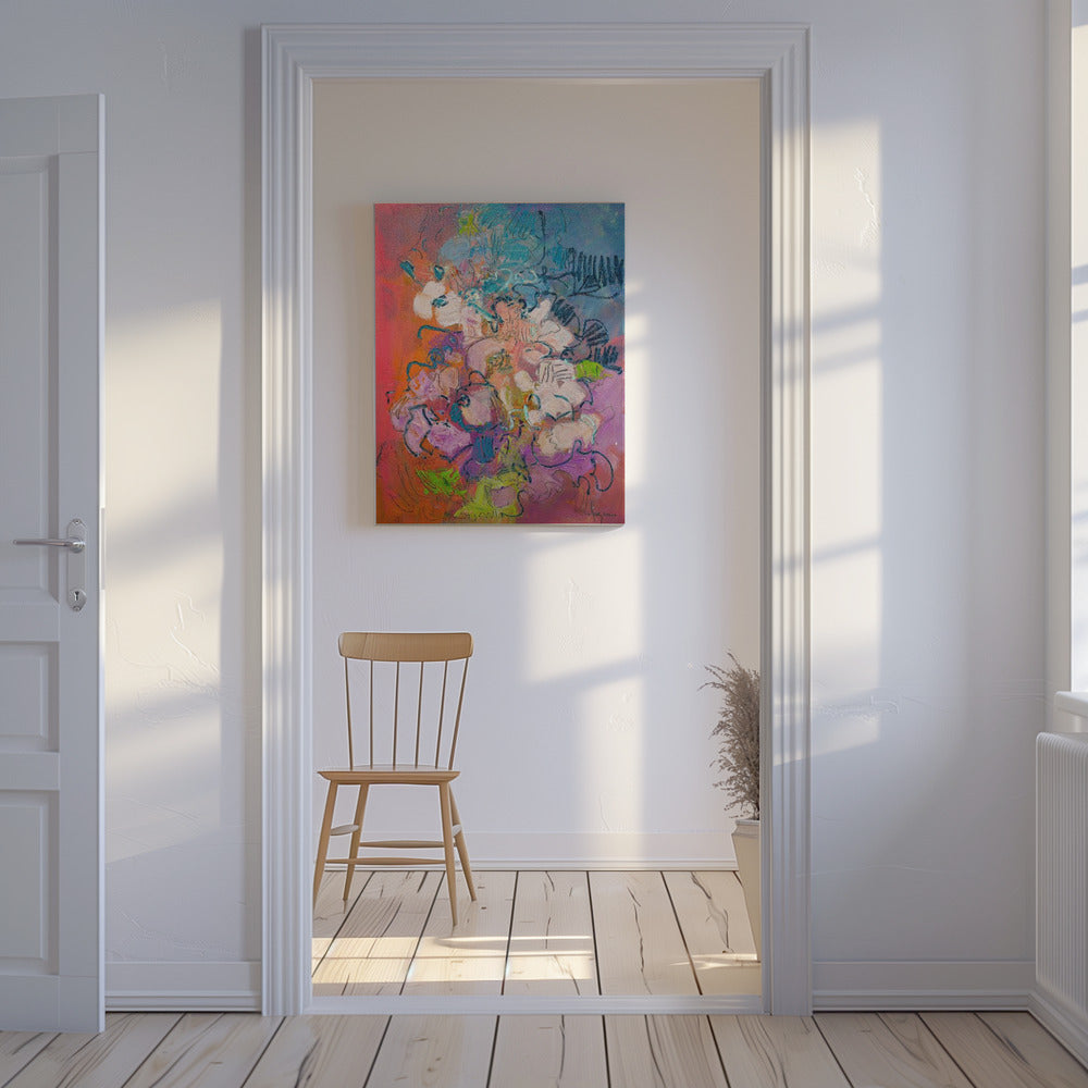 Florale Traumlandschaft | Leinwand
