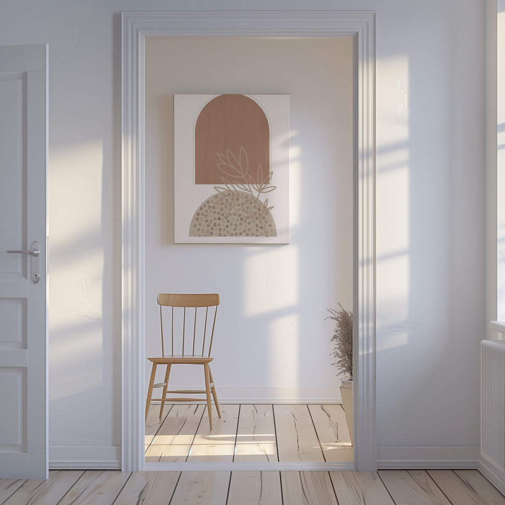 Boho Beige 1 | Leinwand