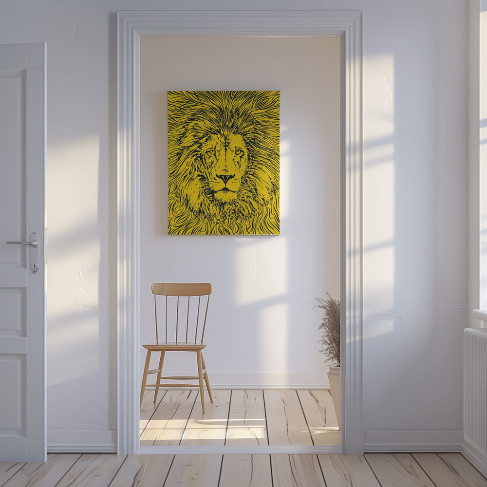 Lion Portrait – King of the Beasts | Canvas