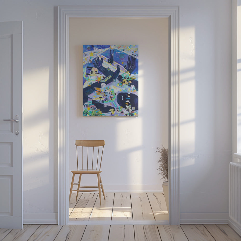 Gezeiten am Abend | Leinwand