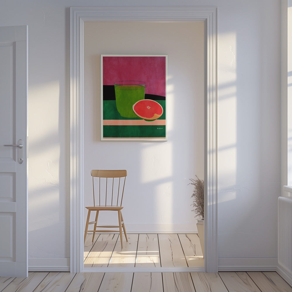 Pink, Little Grapefruit | Canvas