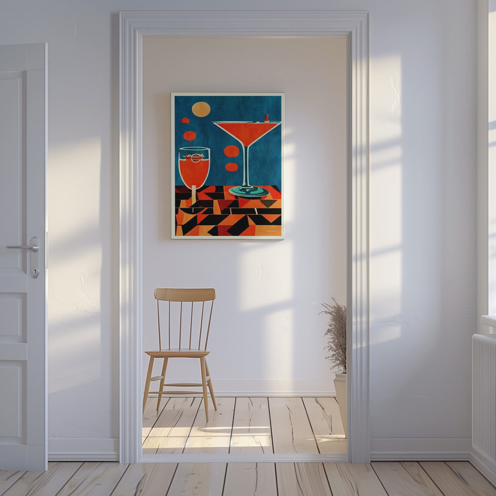 Mitternacht in Neapel | Leinwand
