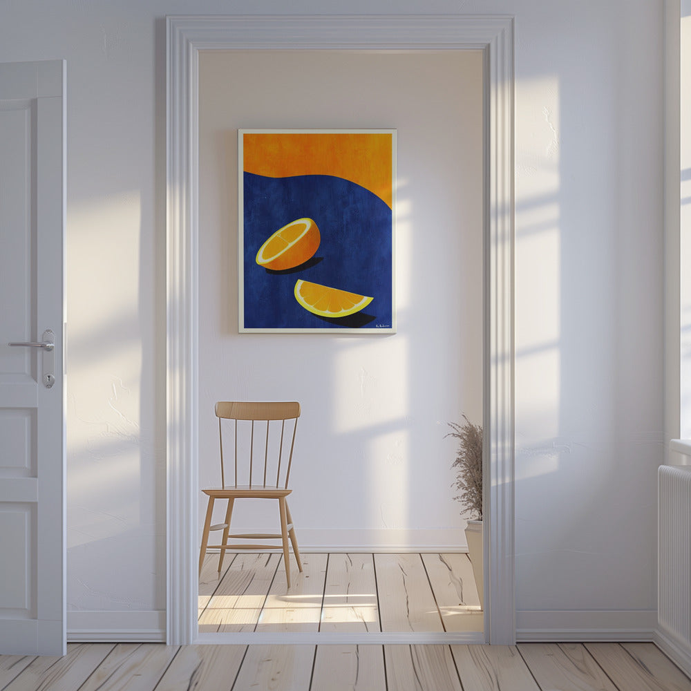 Petit Déjeuner, Deux Oranges | Canvas