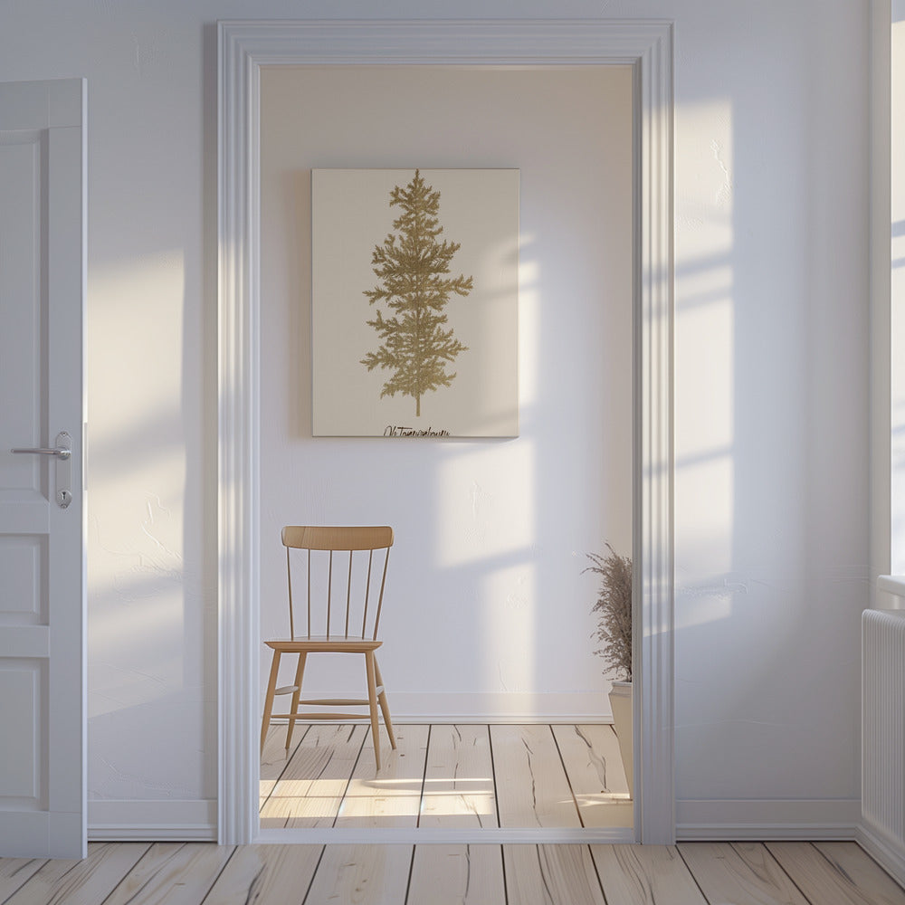 Oh Tannebaum (gold) | Leinwand