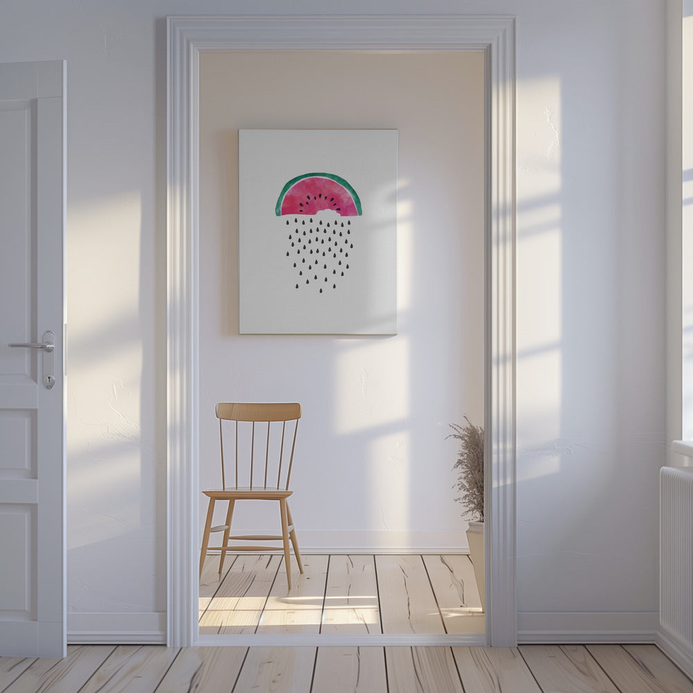 Wassermelonenregen | Leinwand