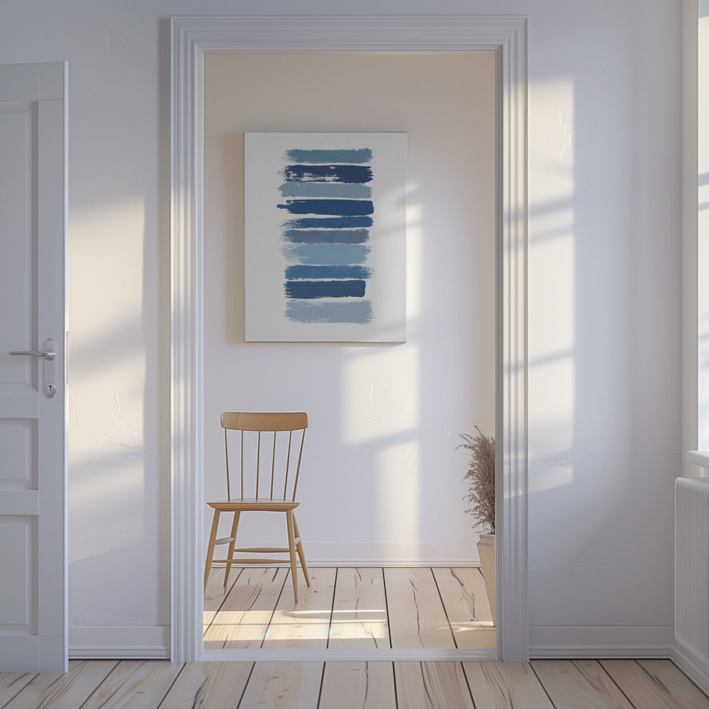 Ombre Blau | Leinwand