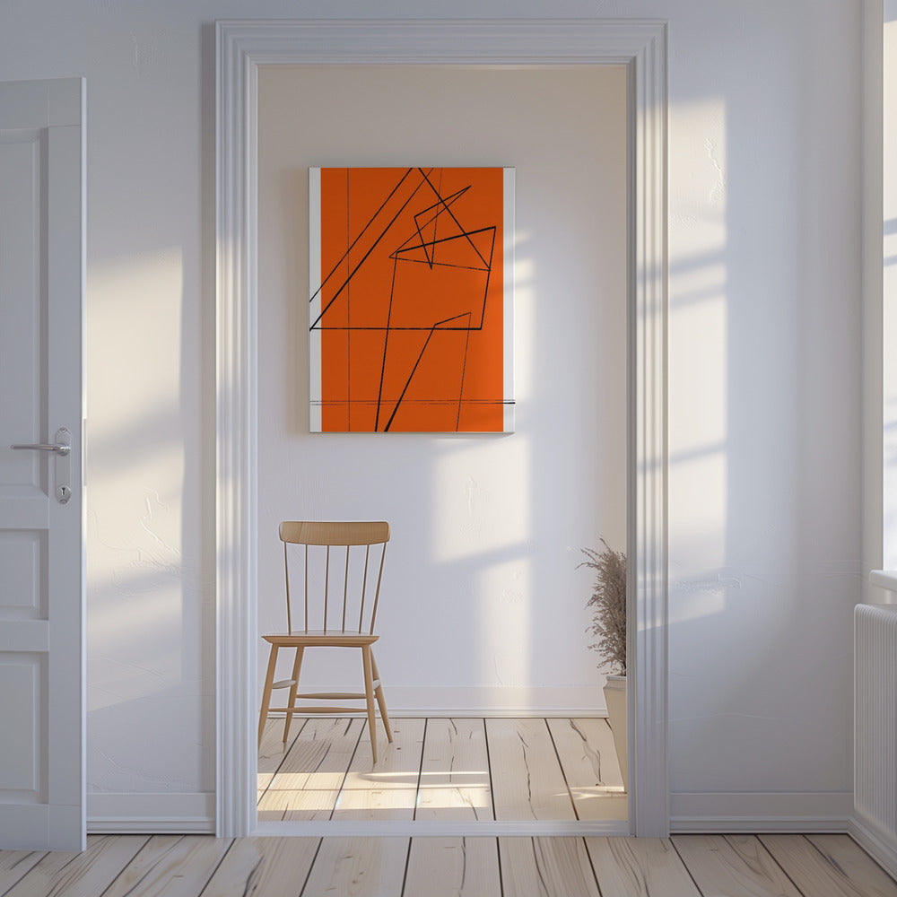 Geometric Tangle | Canvas