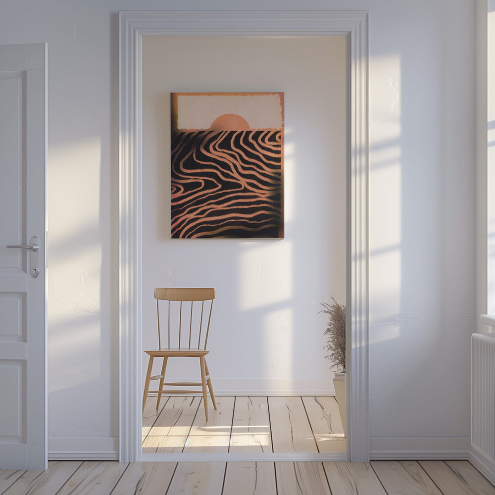 Sunset Cut Out | Canvas