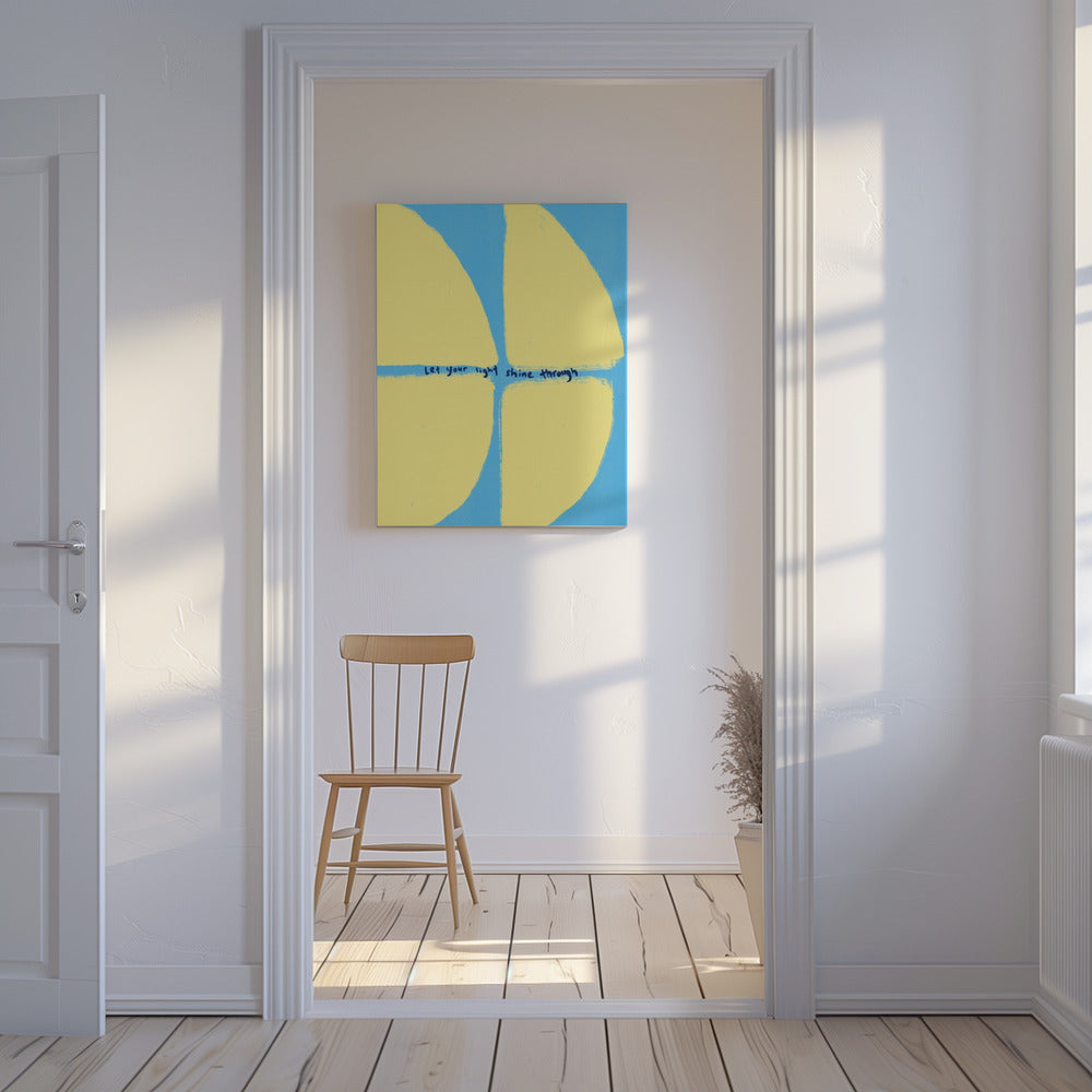 Strahlendes Fenster | Leinwand