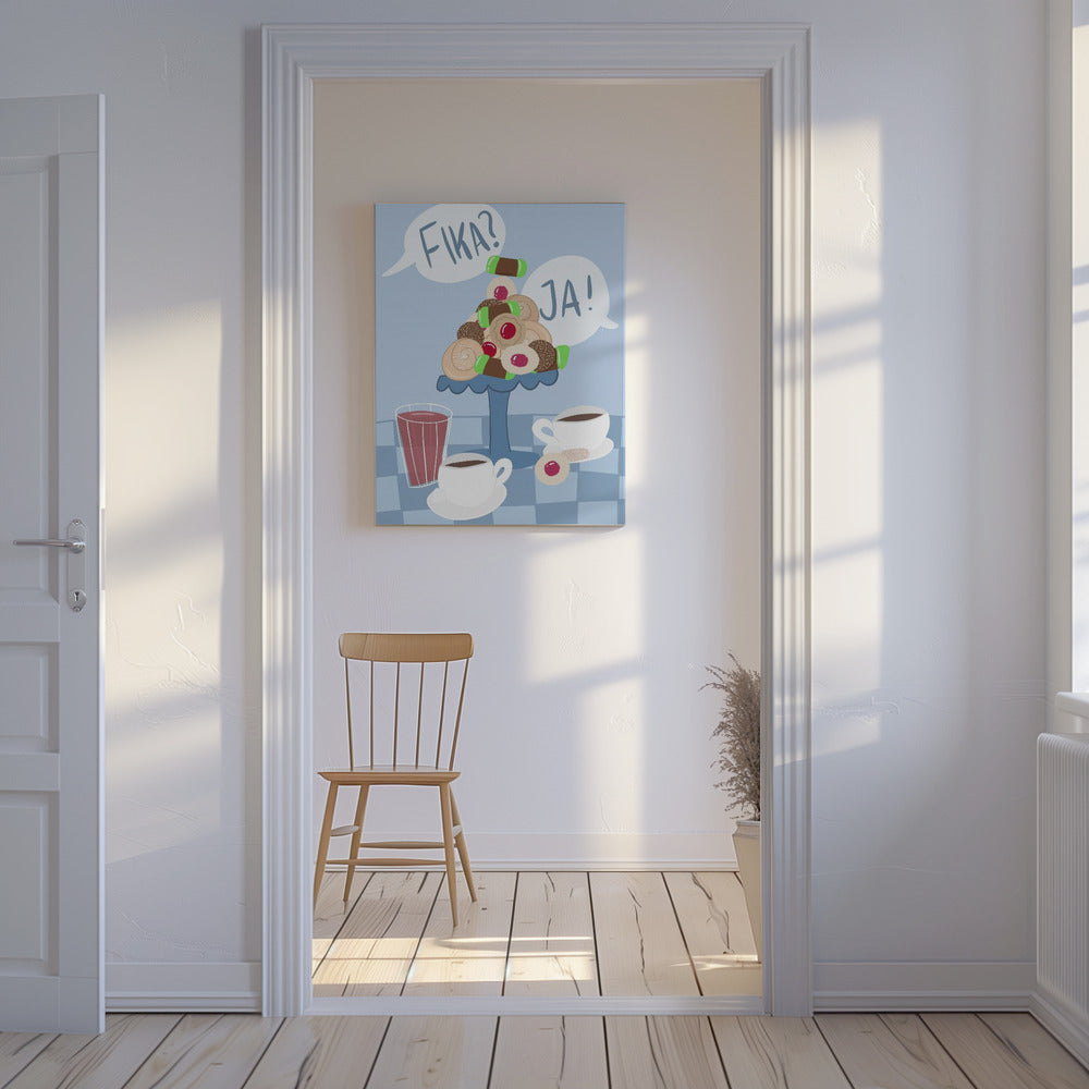 Swedish Fika Delight | Canvas
