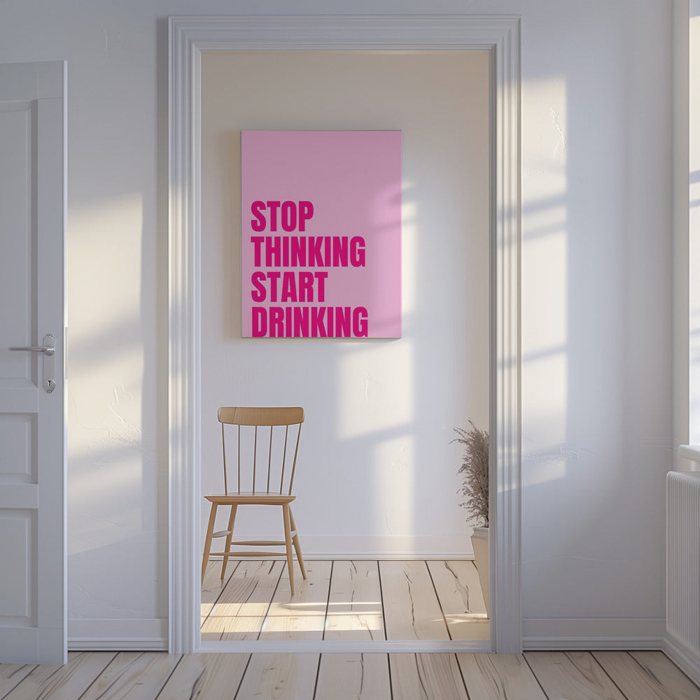 Drink Over Think | Canvas