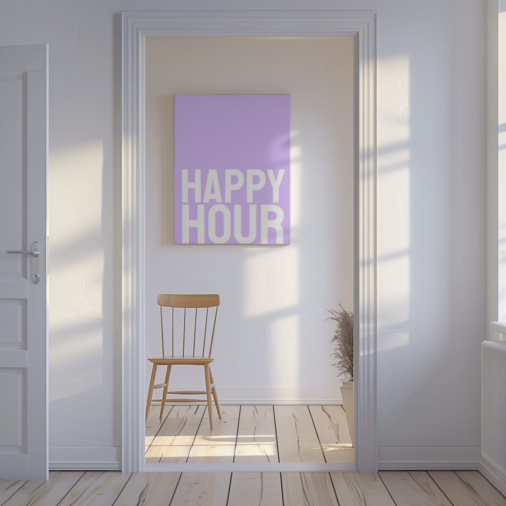 Cheerful Lavender Vibes | Canvas