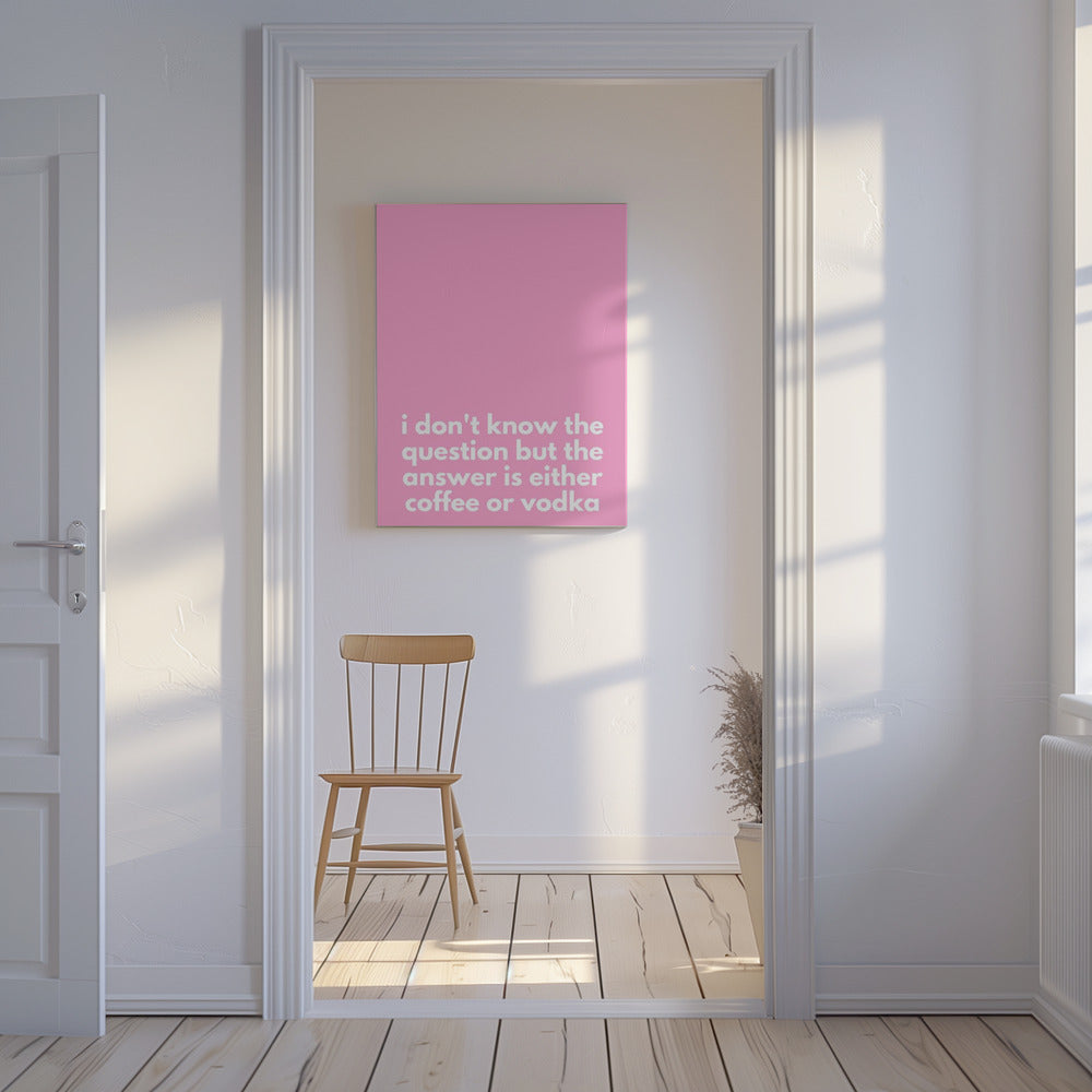 Choices on Pink | Canvas