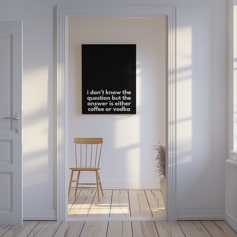 Coffee or Vodka Dilemma | Canvas