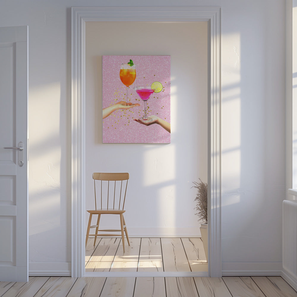 Funkelnder Jubel | Leinwand