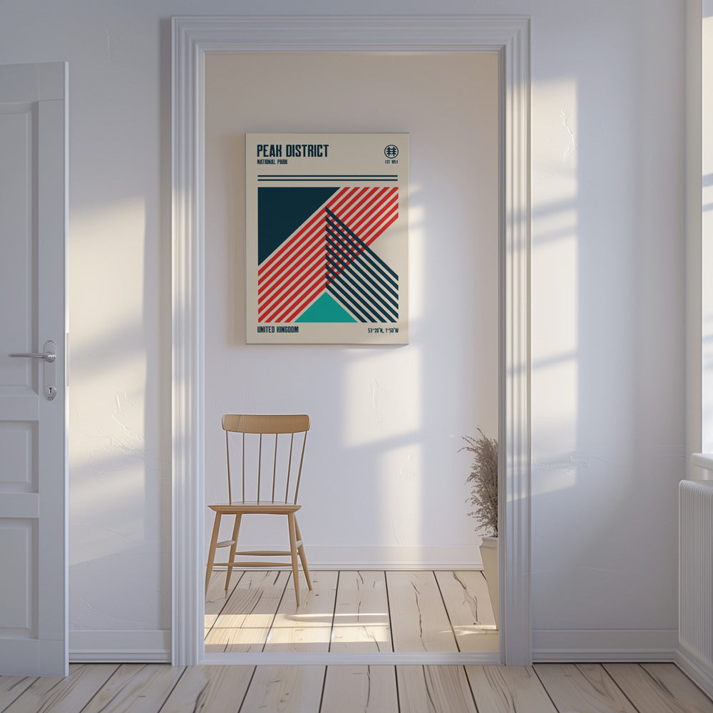 Peak District Nationalpark Reiseposter | Leinwand