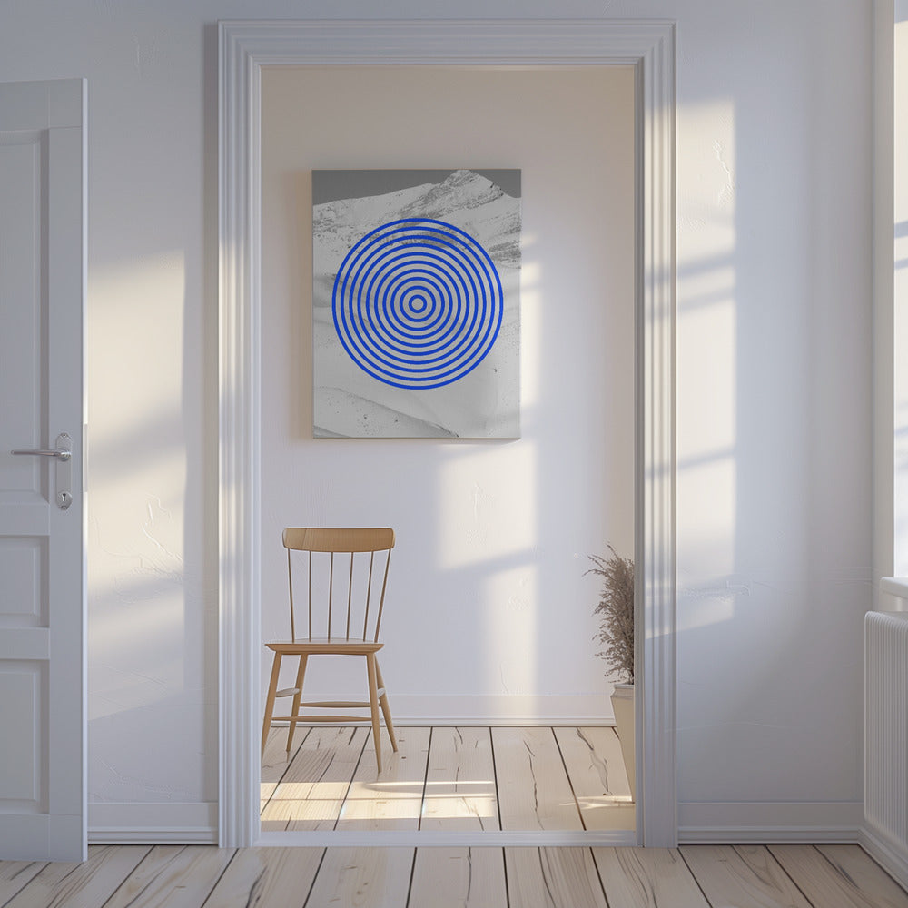 Blaue Echos | Leinwand