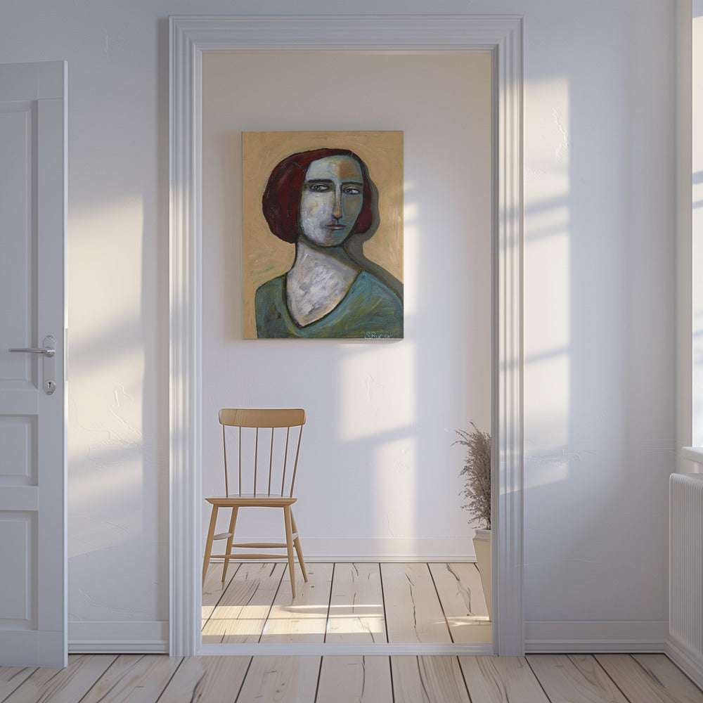 Woman with piercing eyes | Canvas