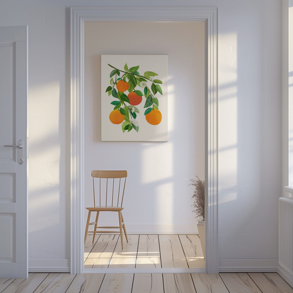 Oranges and Blossoms Ii | Canvas