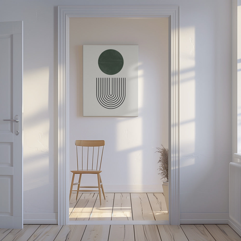 Kreise und Linien | Leinwand