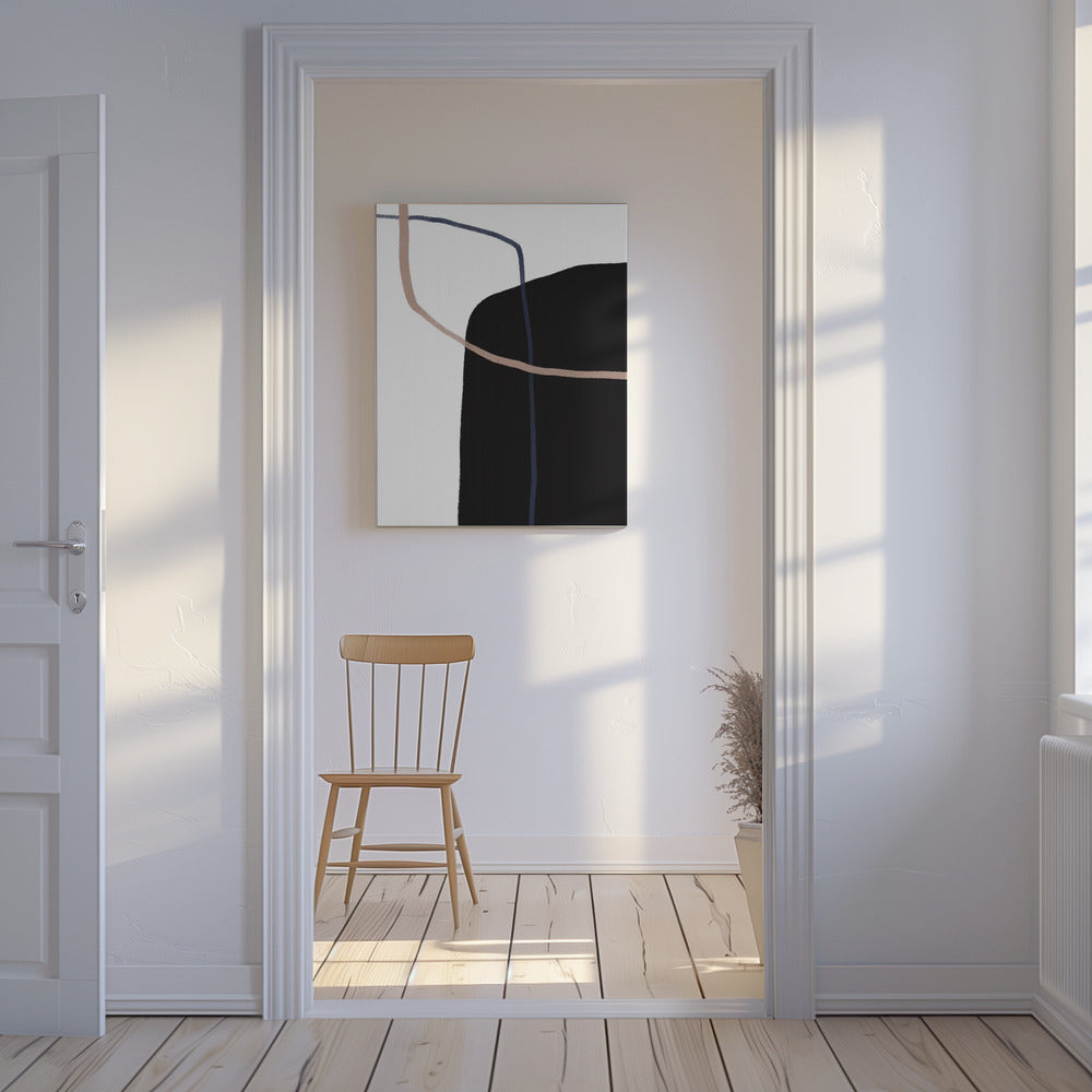 Harmonie geschwungener Linien | Leinwand