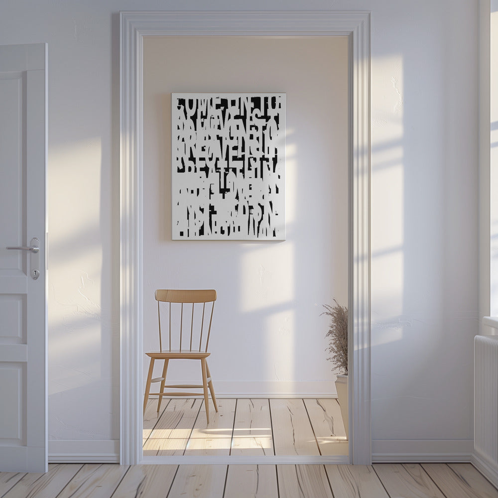 Typografie Nr. 1 | Leinwand