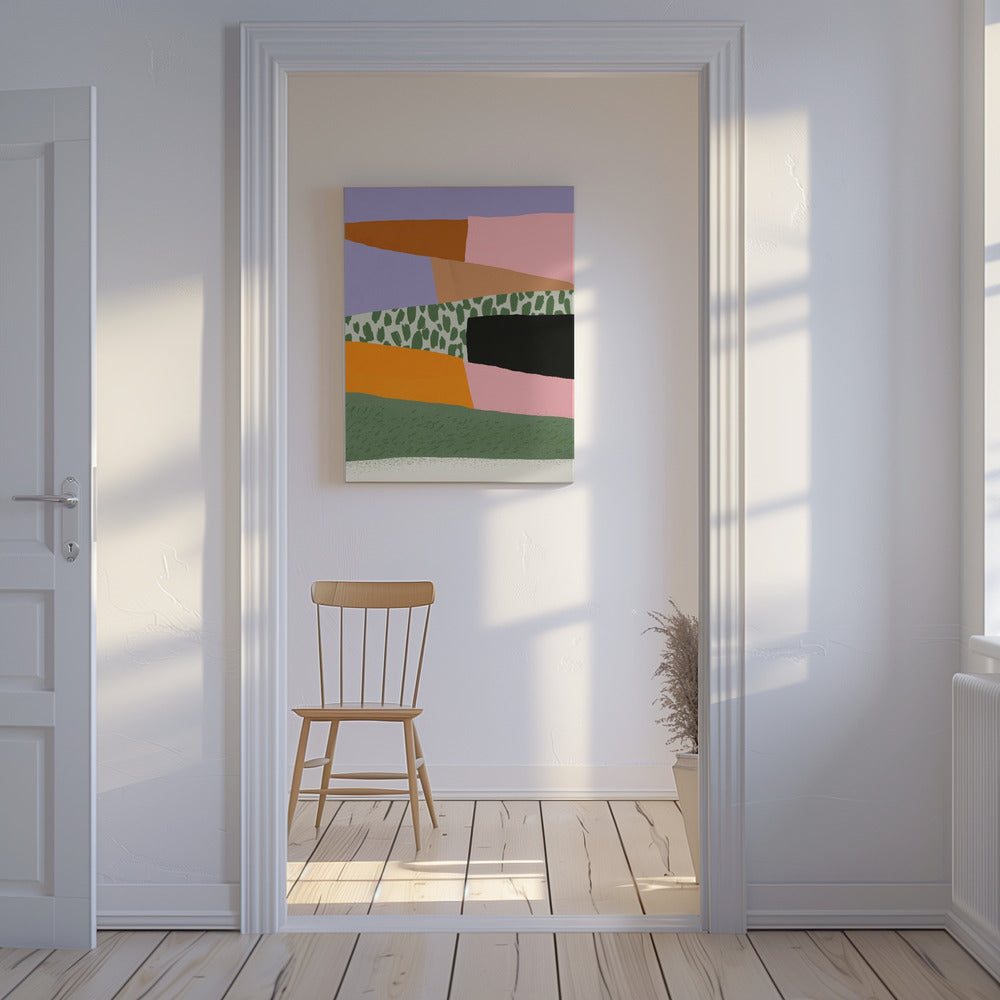 Geschichtete Harmonie | Leinwand